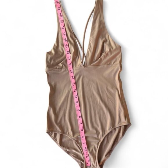 Aerie Terracotta Orange Sleeveless Tank Top Sunnie Bodysuit Women's Size Small S - Picture 3 of 5